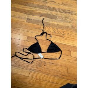 Vitamin A Black Triangle Bikini top